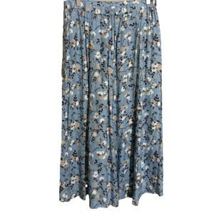 Koret VTG Skirt Womens M Floral Boho Modest Long 12 Spring Coastal Country